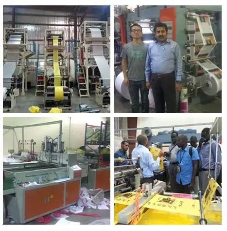 Instalar máquinas en la fábrica del cliente