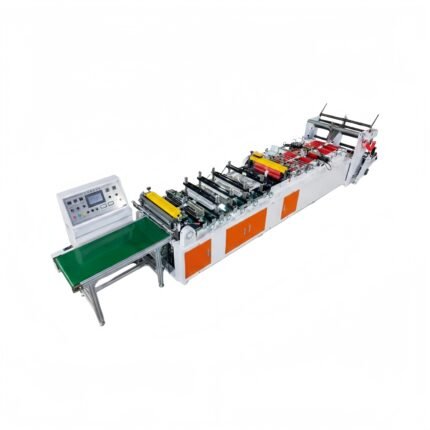 Máquina para hacer bolsas de celofan tipo mordaza sello central