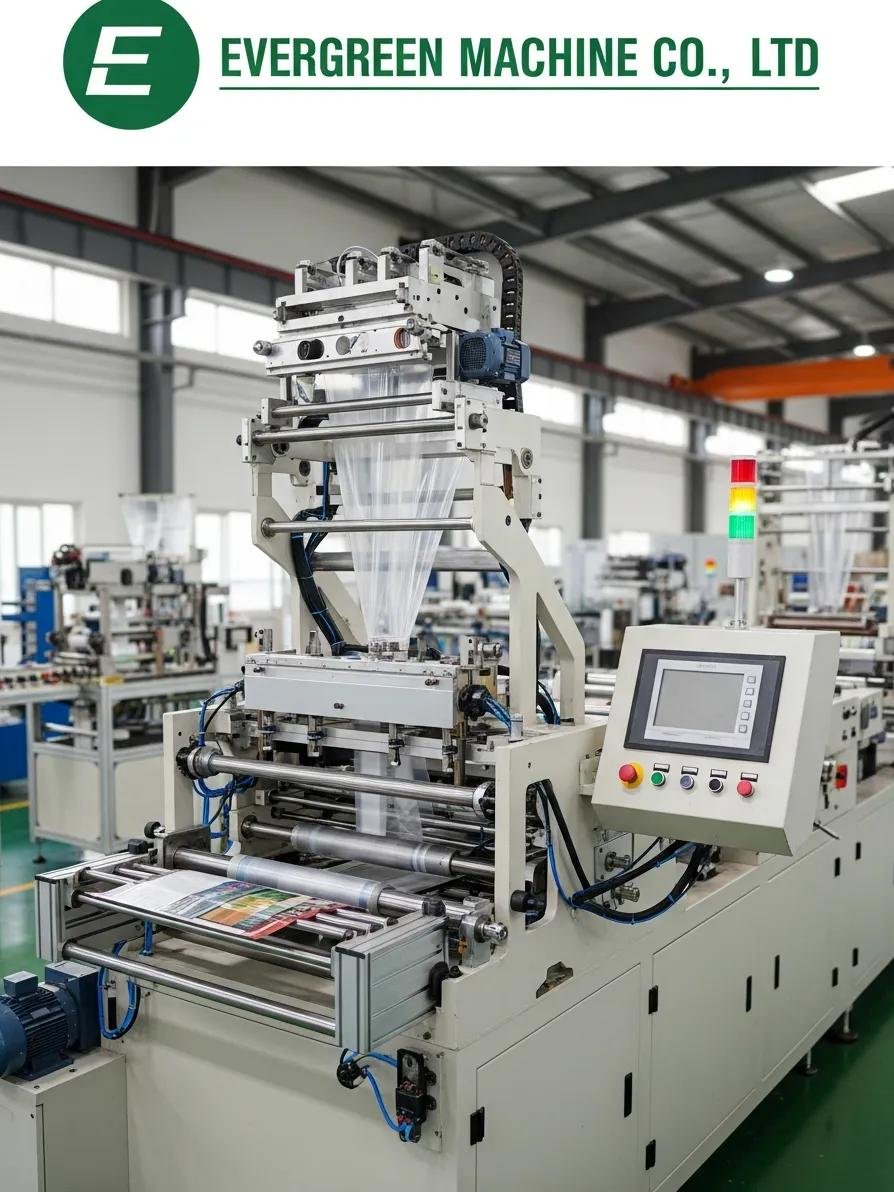 Specialized machinery from Evergreen Machine Co., Ltd for plastic bag production and blown film extrusion