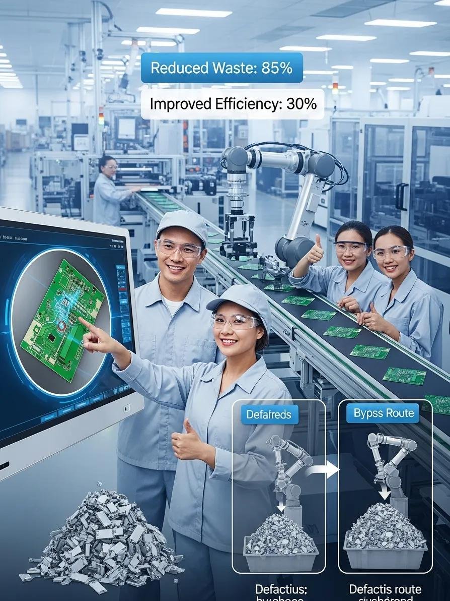 Benefits of automatic defect detection in production with reduced waste and improved efficiency