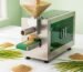Modern rice straw production machine in an eco-friendly setting, highlighting sustainability
