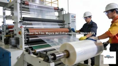 El ciclo completo de una máquina de film soplado incluye extrusión, soplado, enfriamiento, despegue y
