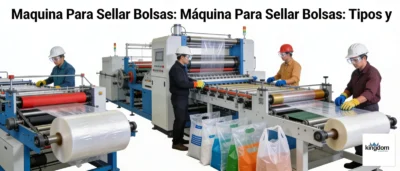 El mercado ofrece m&aacute;quinas para fabricar distintos tipos de bolsas, como bolsas tipo camiseta, bolsas